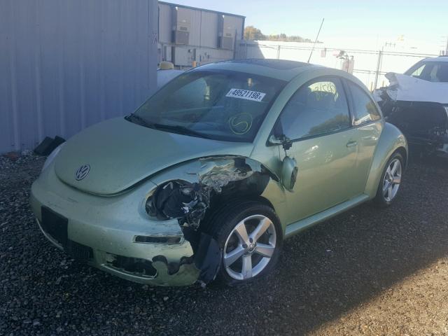 3VWRR31C56M425000 - 2006 VOLKSWAGEN NEW BEETLE GREEN photo 2