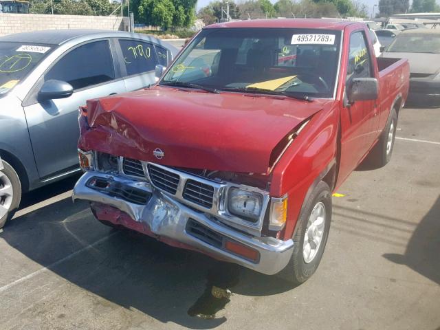 1N6SD11S9VC396032 - 1997 NISSAN TRUCK BASE MAROON photo 2