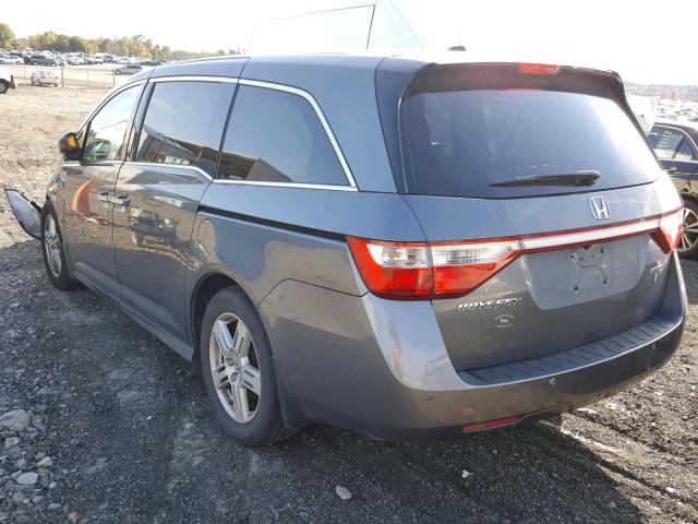 5FNRL5H92BB063507 - 2011 HONDA ODYSSEY TO GRAY photo 3