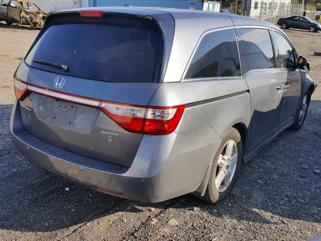 5FNRL5H92BB063507 - 2011 HONDA ODYSSEY TO GRAY photo 4