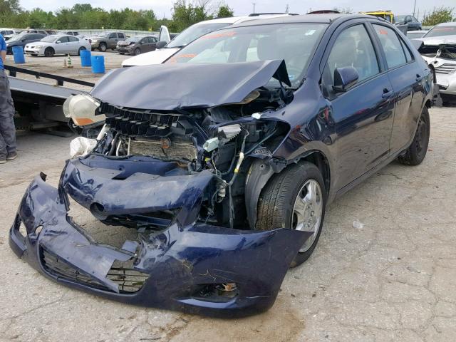 JTDBT923171154958 - 2007 TOYOTA YARIS BLUE photo 2