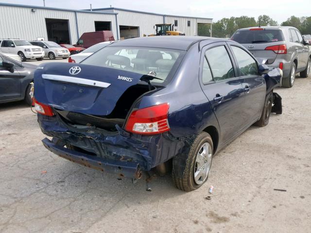 JTDBT923171154958 - 2007 TOYOTA YARIS BLUE photo 4