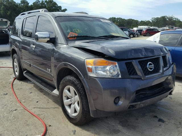 5N1AA08C09N603722 - 2009 NISSAN ARMADA SE GRAY photo 1