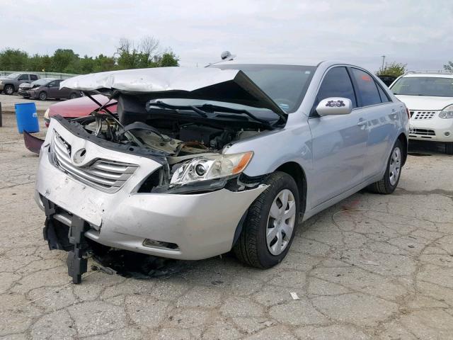 4T1BE46K97U055278 - 2007 TOYOTA CAMRY NEW SILVER photo 2