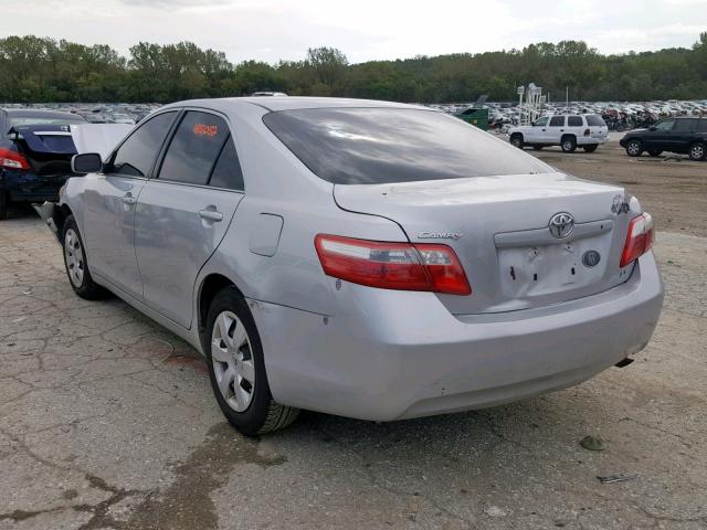 4T1BE46K97U055278 - 2007 TOYOTA CAMRY NEW SILVER photo 3