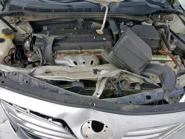 4T1BE46K97U055278 - 2007 TOYOTA CAMRY NEW SILVER photo 7