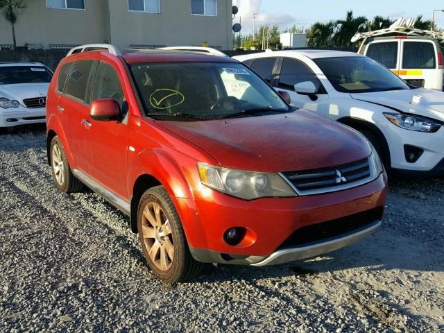 JA4MT31W69Z015022 - 2009 MITSUBISHI OUTLANDER RED photo 1