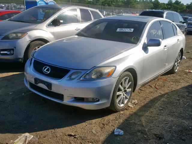 JTHCH96S460006247 - 2006 LEXUS GS 300 SILVER photo 2