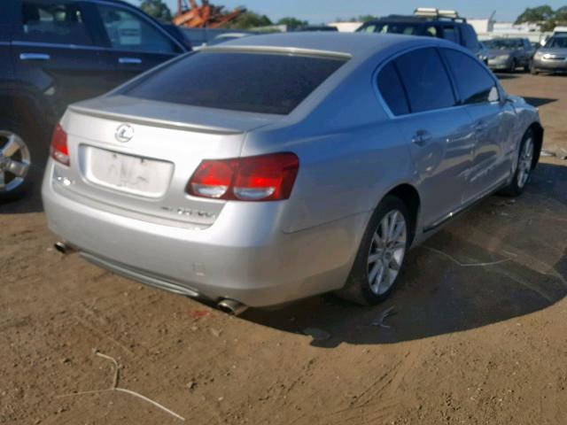 JTHCH96S460006247 - 2006 LEXUS GS 300 SILVER photo 4