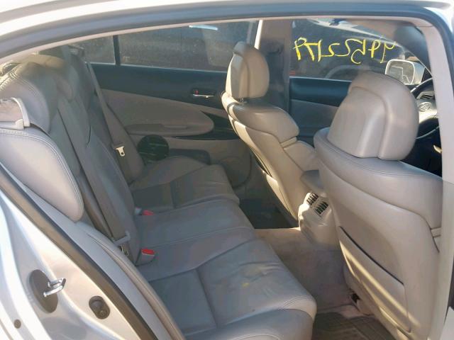 JTHCH96S460006247 - 2006 LEXUS GS 300 SILVER photo 6