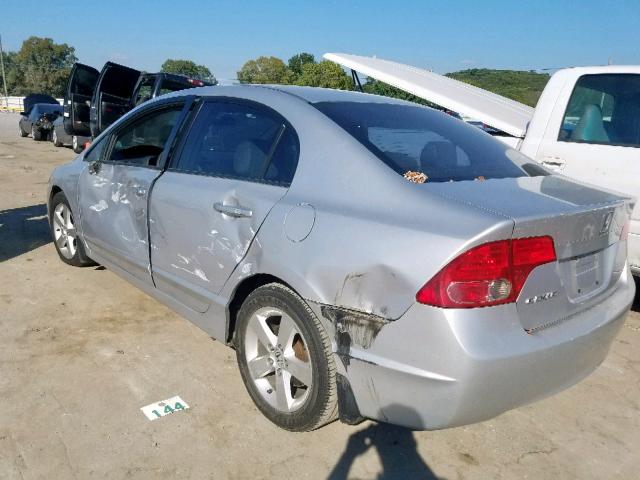 1HGFA16887L132945 - 2007 HONDA CIVIC EX SILVER photo 3