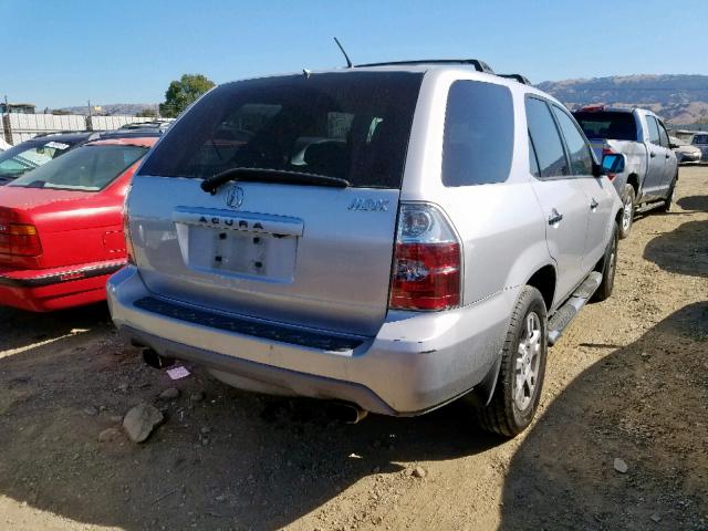 2HNYD18984H542149 - 2004 ACURA MDX TOURIN SILVER photo 4