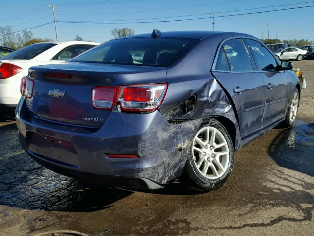 1G11C5SL8EF111389 - 2014 CHEVROLET MALIBU 1LT BLUE photo 4
