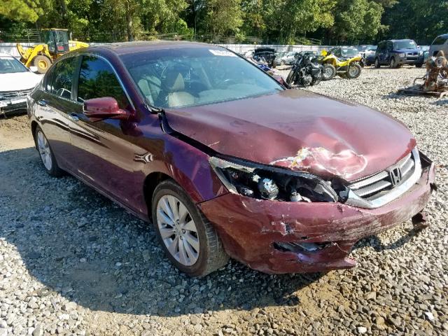 1HGCR2F8XEA038091 - 2014 HONDA ACCORD EXL RED photo 1