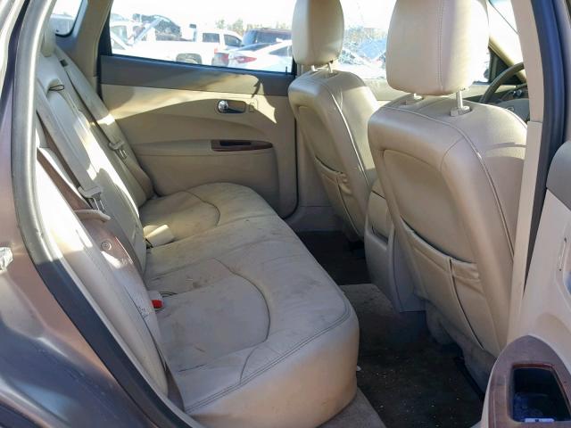 2G4WD582061213136 - 2006 BUICK LACROSSE C GOLD photo 6