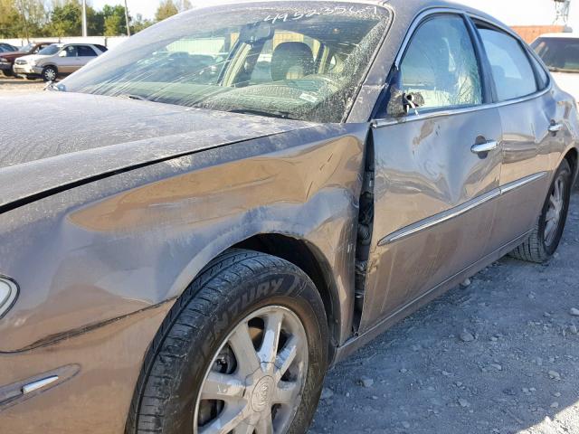 2G4WD582061213136 - 2006 BUICK LACROSSE C GOLD photo 9