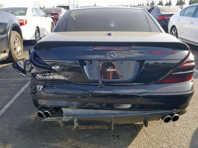 WDBSK76F64F079490 - 2004 MERCEDES-BENZ SL 600 BLACK photo 9