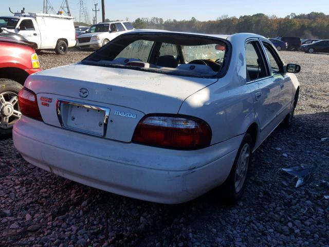 1YVGF22C115210573 - 2001 MAZDA 626 ES WHITE photo 4