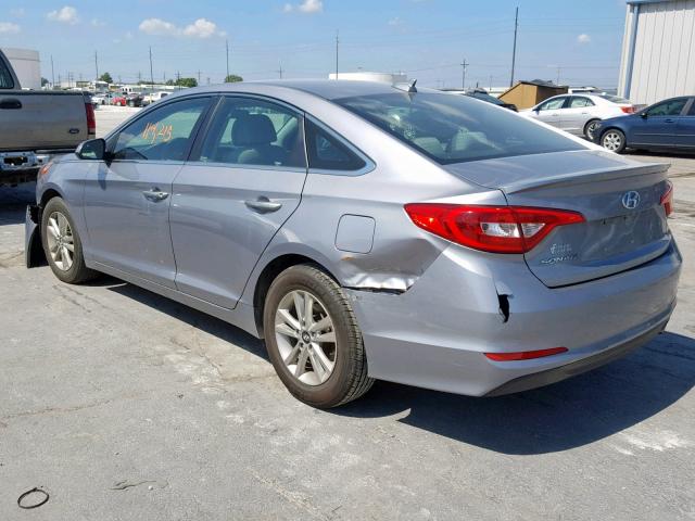 5NPE24AF3FH035265 - 2015 HYUNDAI SONATA SE SILVER photo 3