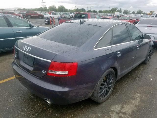 WAUDG74F25N070322 - 2005 AUDI A6 3.2 QUA GRAY photo 4