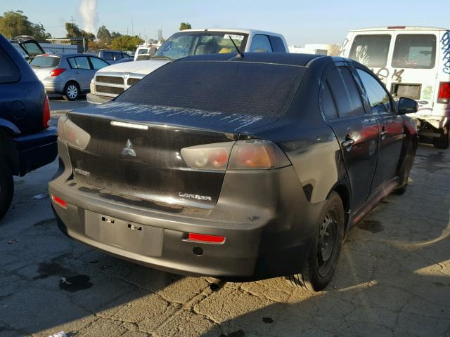 JA32U2FU6FU015895 - 2015 MITSUBISHI LANCER ES BLACK photo 4