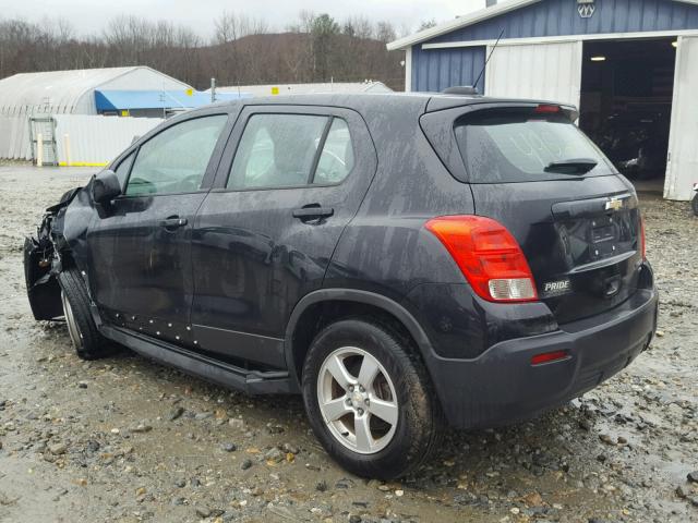 3GNCJPSB2FL254295 - 2015 CHEVROLET TRAX 1LS BLACK photo 3