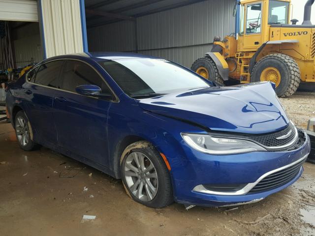 1C3CCCAB3FN710547 - 2015 CHRYSLER 200 LIMITE BLUE photo 1