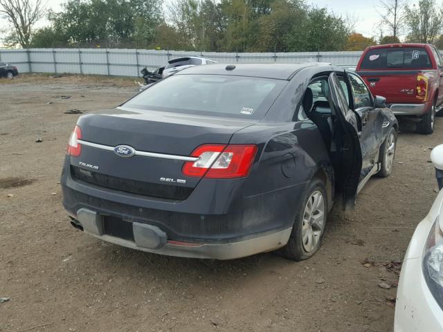 1FAHP2HW1BG107819 - 2011 FORD TAURUS SEL GRAY photo 4