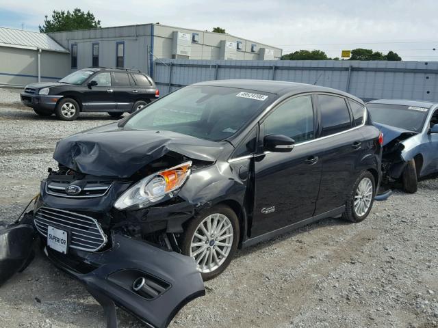 1FADP5CU8EL519012 - 2014 FORD C-MAX PREM BLACK photo 2