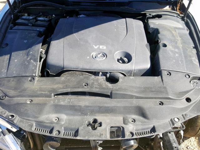 JTHBK262285081619 - 2008 LEXUS IS 250 SILVER photo 7