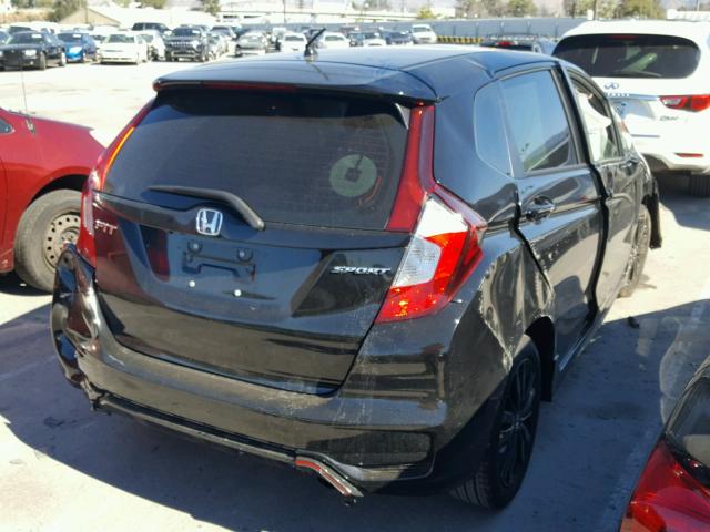 3HGGK5H62JM710693 - 2018 HONDA FIT SPORT BLACK photo 4