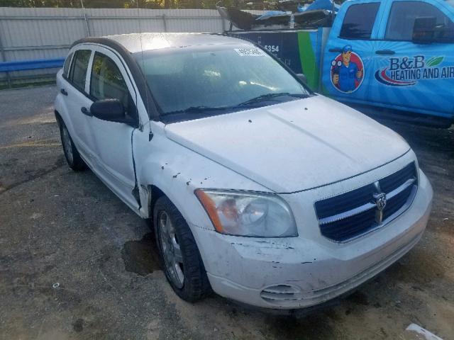 1B3HB48B87D529906 - 2007 DODGE CALIBER SX WHITE photo 1