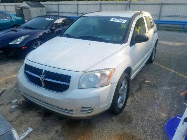 1B3HB48B87D529906 - 2007 DODGE CALIBER SX WHITE photo 2