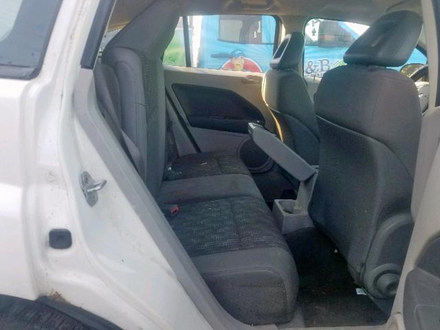 1B3HB48B87D529906 - 2007 DODGE CALIBER SX WHITE photo 6