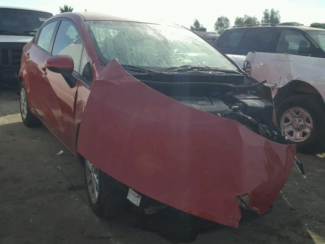 KNADN4A33F6456564 - 2015 KIA RIO EX RED photo 1