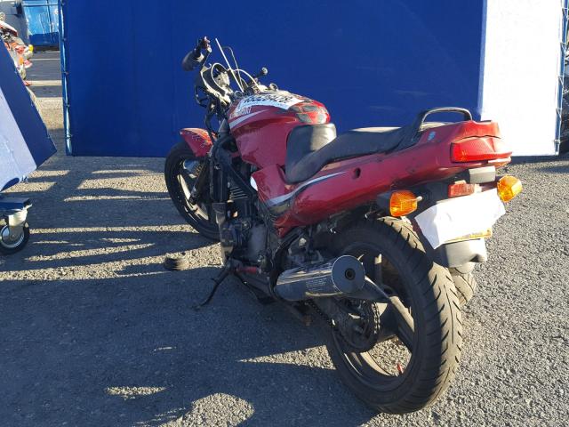 JKAEXVD156A100335 - 2006 KAWASAKI EX500 D RED photo 3