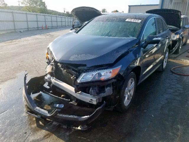 5J8TB4H38EL003801 - 2014 ACURA RDX GRAY photo 2