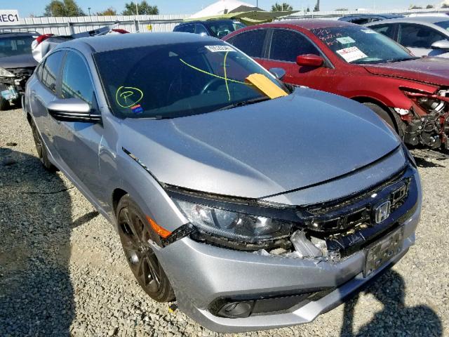 19XFC2F88KE203304 - 2019 HONDA CIVIC SPOR SILVER photo 1