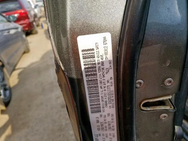 3C6UD5DL6CG121579 - 2012 DODGE RAM 2500 S Մոխրագույն լուսանկար 10