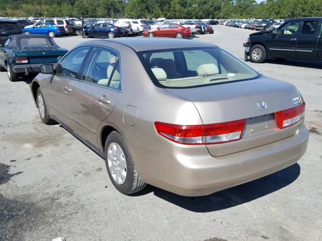 1HGCM56314A002499 - 2004 HONDA ACCORD LX GOLD photo 3