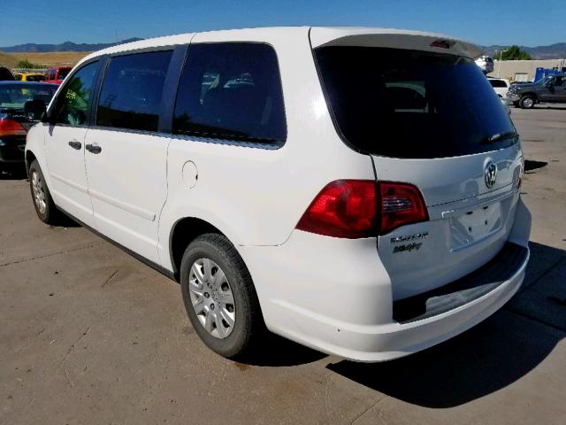 2V8HW44169R543744 - 2009 VOLKSWAGEN ROUTAN S WHITE photo 3