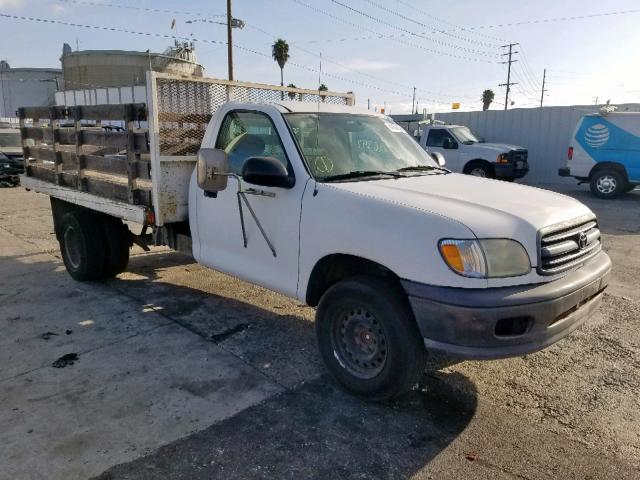 5TBJN32161S216665 - 2001 TOYOTA TUNDRA WHITE photo 1