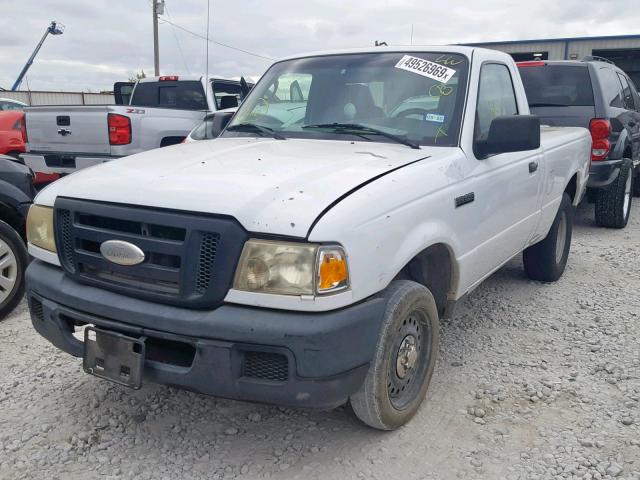 1FTYR10D16PA85206 - 2006 FORD RANGER WHITE photo 2