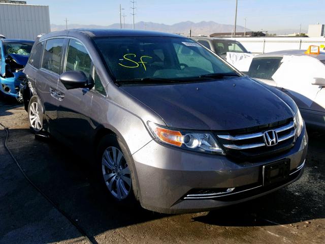 5FNRL5H40FB023243 - 2015 HONDA ODYSSEY EX GRAY photo 1