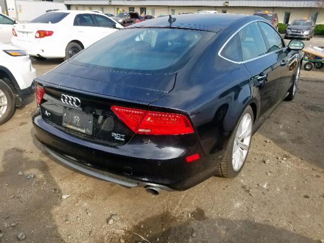 WAU3GAFCXCN067189 - 2012 AUDI A7 PRESTIG BLACK photo 4