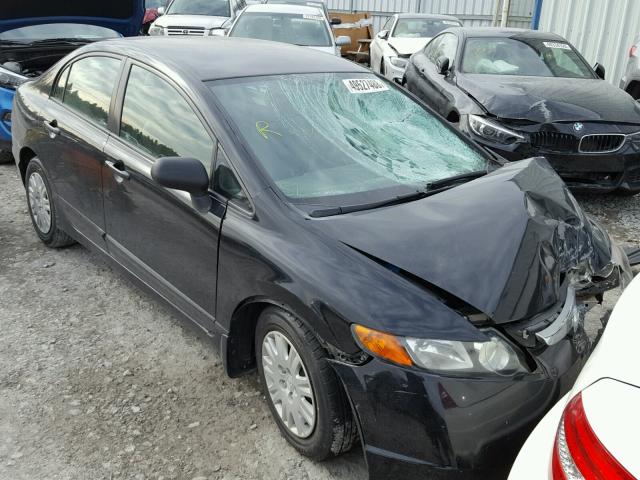 2HGFA16386H033879 - 2006 HONDA CIVIC DX V BLACK photo 1