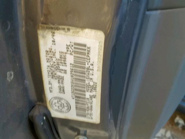 4T1BG22K6VU029612 - 1997 TOYOTA CAMRY CE GRAY photo 10