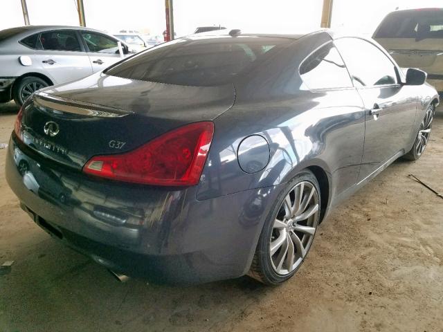 JNKCV64EX8M109852 - 2008 INFINITI G37 BASE GRAY photo 4