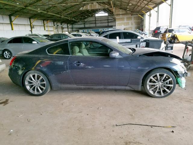 JNKCV64EX8M109852 - 2008 INFINITI G37 BASE GRAY photo 9