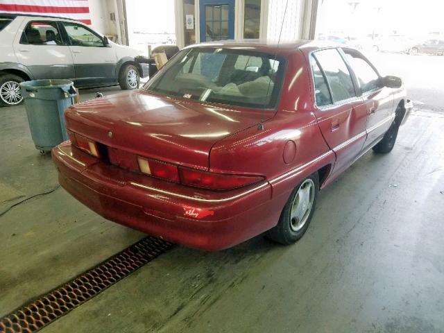 1G4NJ52MXVC419846 - 1997 BUICK SKYLARK GR MAROON photo 4